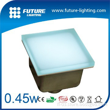 100*100mm IP67 waterproof outdoor use led brick led floor tile light